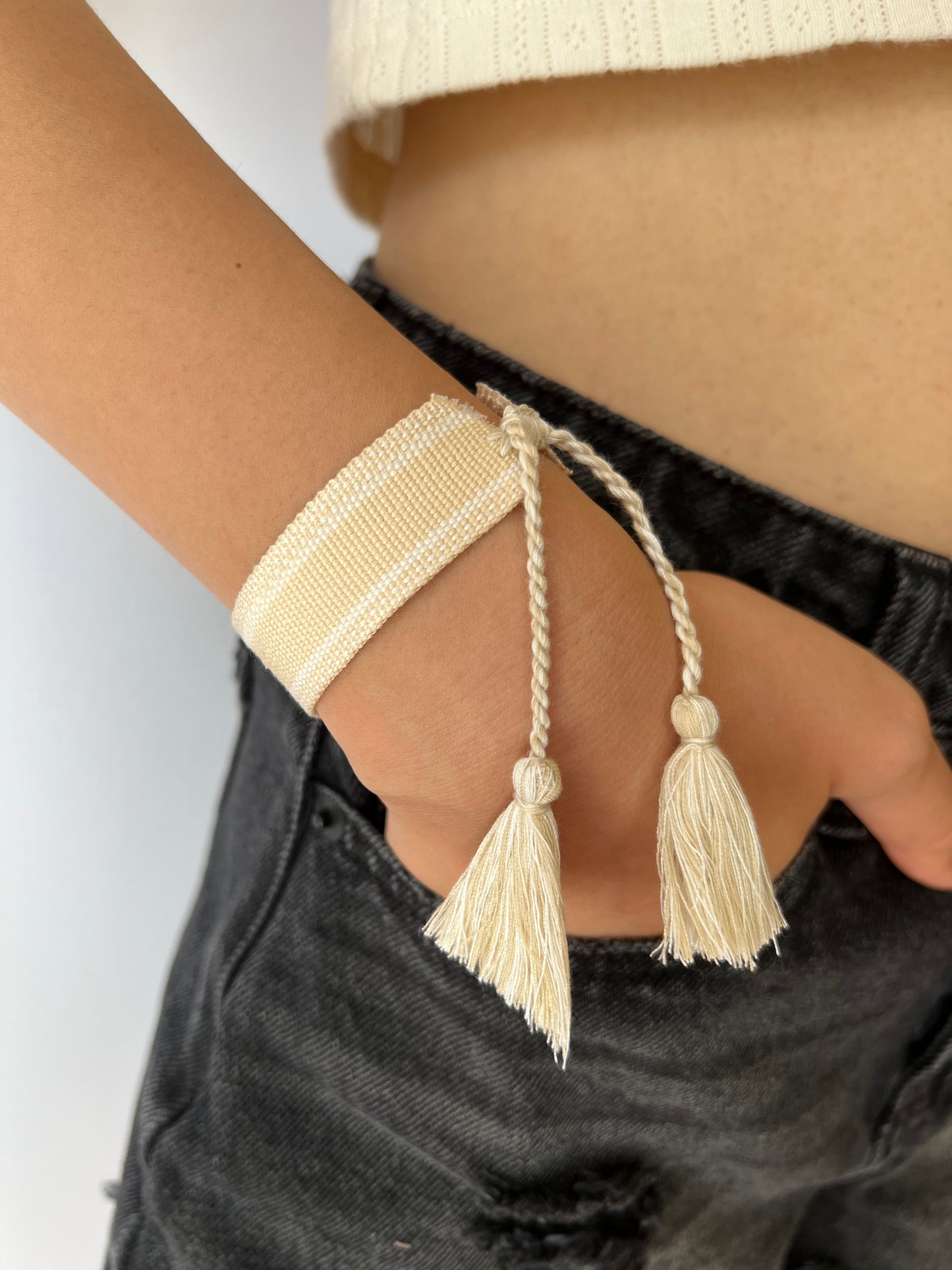 emme bracelet in vanilla