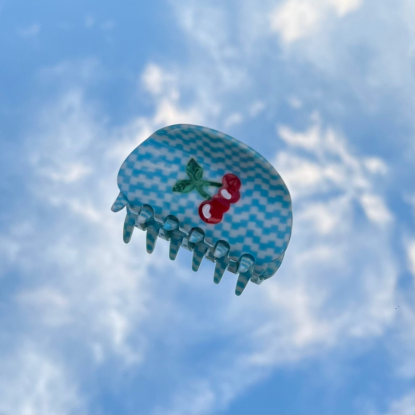 ainslee clip in cherry checkers