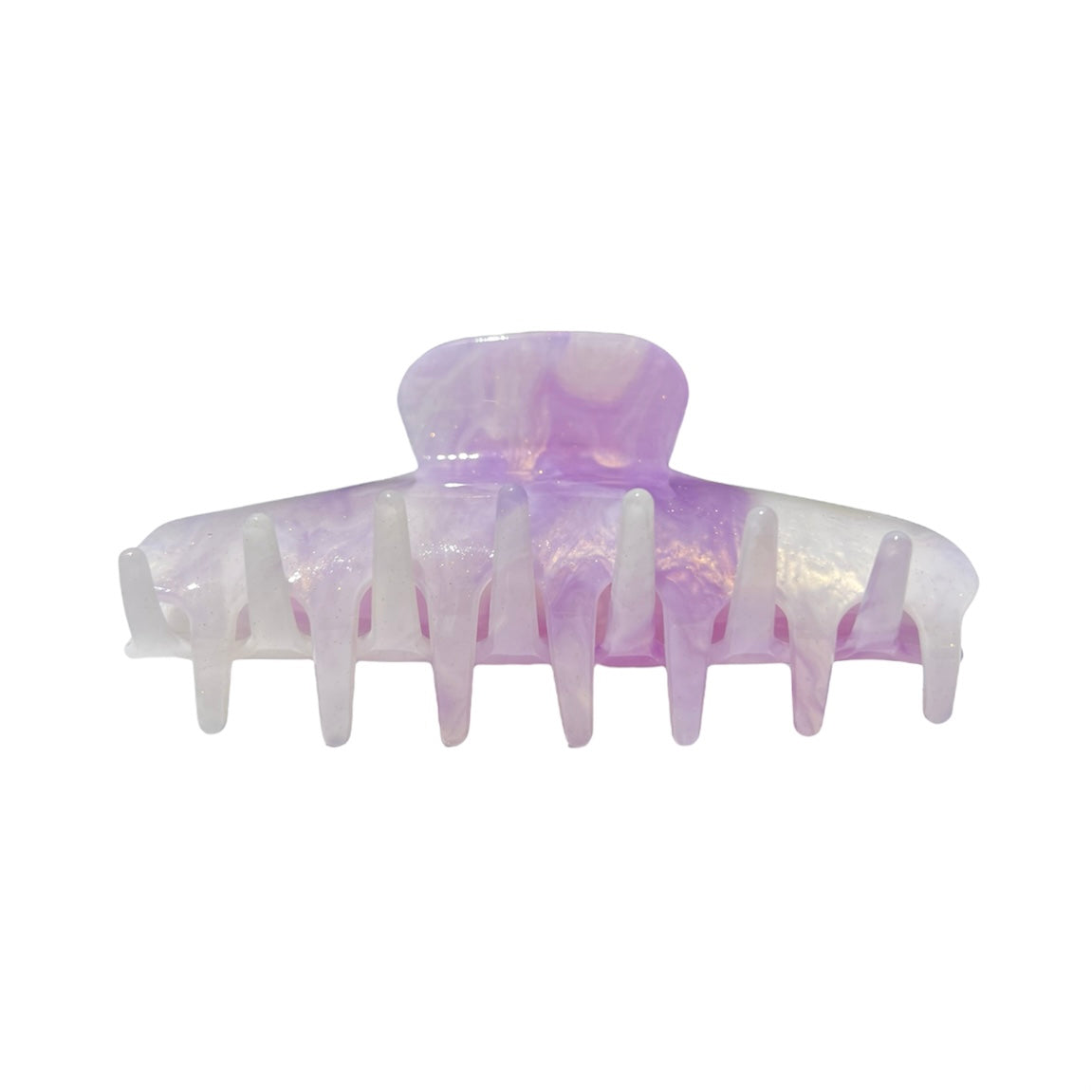 color-changing clip in lavender/rose