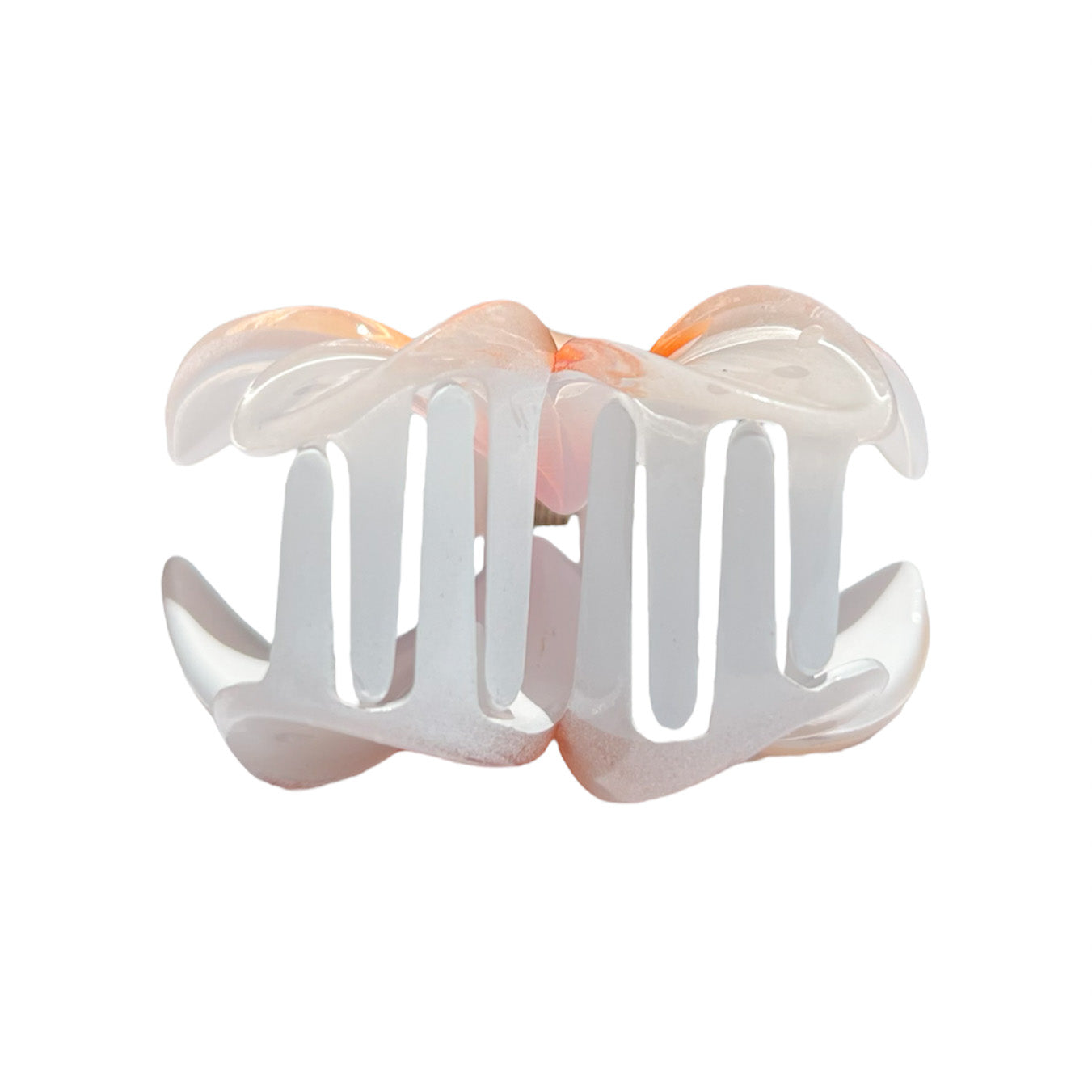 plumeria clip in blood orange