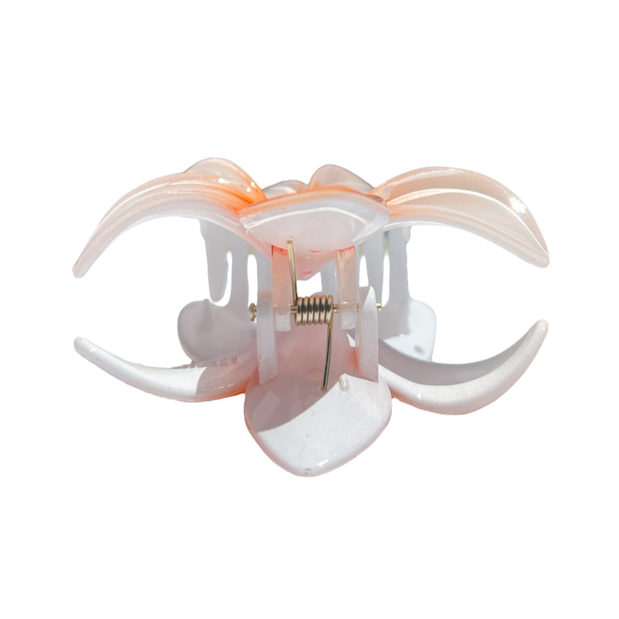 plumeria clip in blood orange