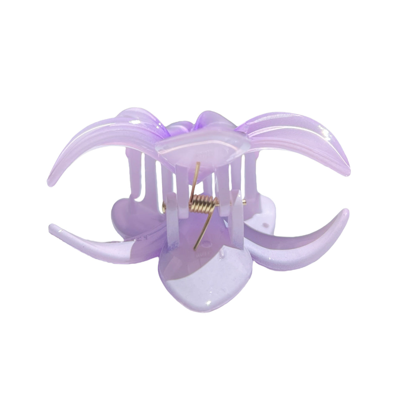 plumeria clip in violet