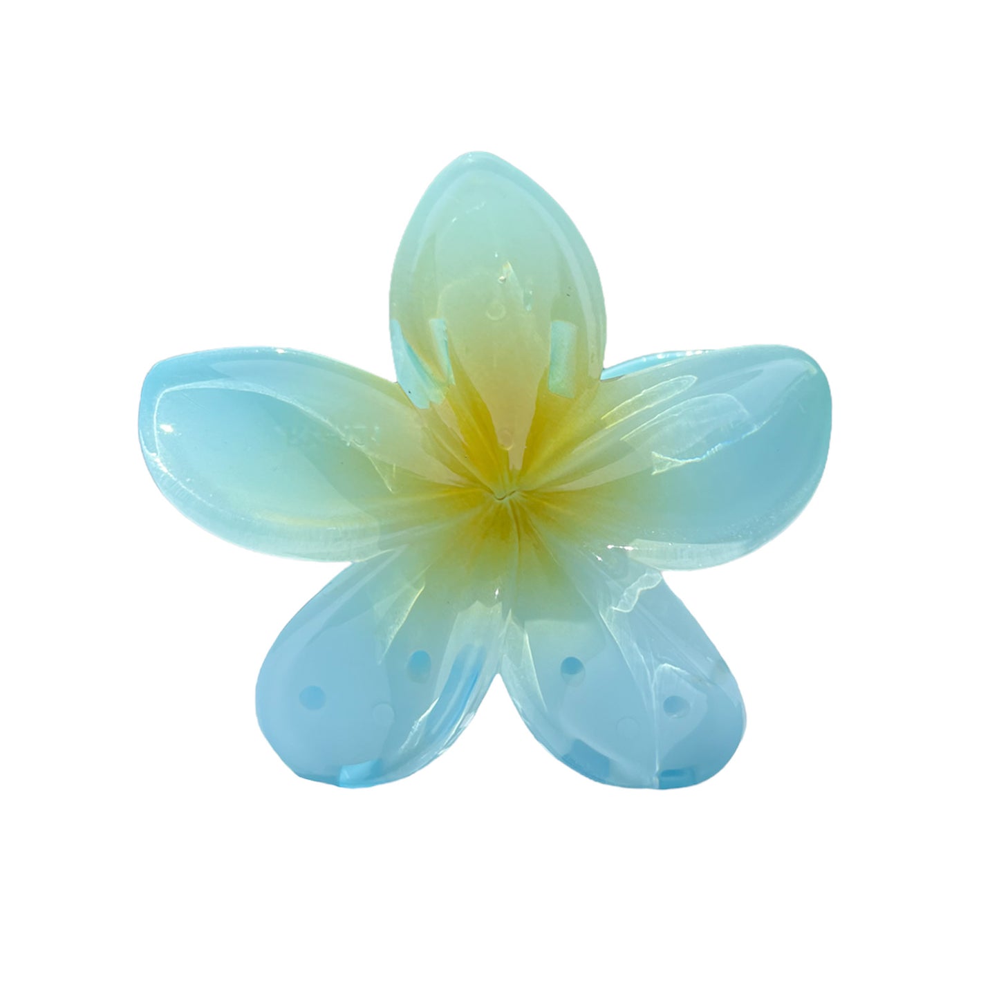 plumeria clip in blue hawaii
