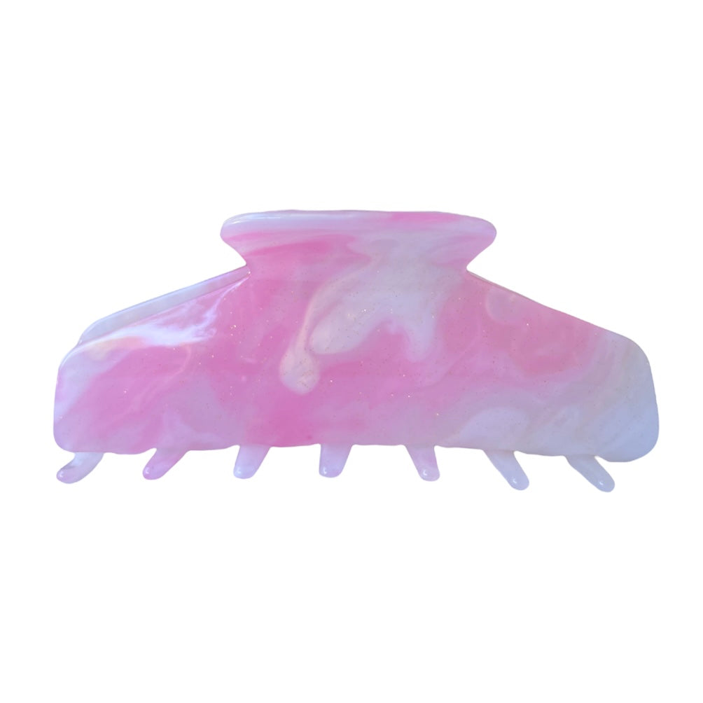 color-changing clip in lavender/rose